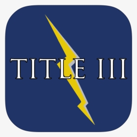 Title Iii Icon - Emblem, HD Png Download, Transparent PNG