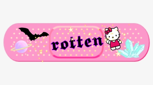 #rotten #hellokitty #planets #grunge #aesthetic - Grunge Hello Kitty Aesthetic, HD Png Download, Transparent PNG