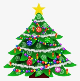 Clip Art Christmas Tree Christmas Tree Clip Art Clip - Simple Christmas Tree Clipart, HD Png Download, Transparent PNG