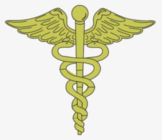 Gold Caduceus Clip Art - Transparent Background Medical Symbol Clipart, HD Png Download, Transparent PNG