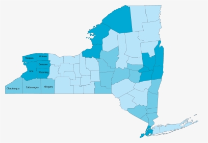 New York State Map, HD Png Download, Transparent PNG