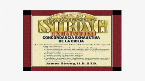 Libro Concordancia Strong, HD Png Download, Transparent PNG