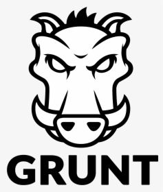 Grunt Logo Black And White - Kansas City Chiefs Logo Black And White, HD Png Download, Transparent PNG