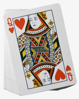 Cards Png Free Image Download - Queen Of Hearts Playing Catd, Transparent Png, Transparent PNG