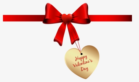 Valentines Day Bow Png Clipart Image, Is Available - Happy Valentine Day 2019 Png, Transparent Png, Transparent PNG