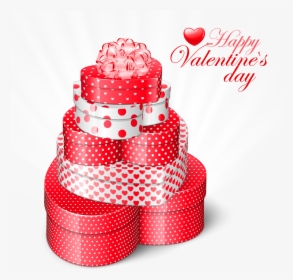 Heart Gift Boxes Png - Valentines Day Gifts Clipart, Transparent Png, Transparent PNG