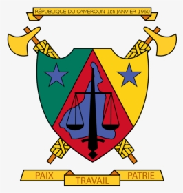 Coat Of Arms Of Cameroon Old - Cameroon Coat Of Arms, HD Png Download, Transparent PNG