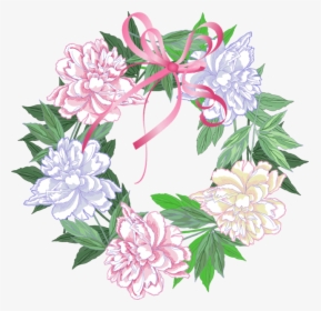 Spring Wreath Clipart - Free Clipart For Spring Wreath, HD Png Download, Transparent PNG