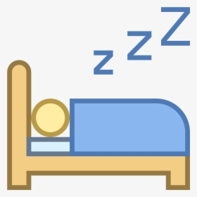 Sleeping Icon Pencil And - Sleeping In Bed Icon, HD Png Download, Transparent PNG