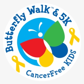 Butterfly Walk For Cancerfree Kids, HD Png Download, Transparent PNG