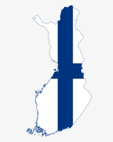 Finland Flag And Map, HD Png Download, Transparent PNG