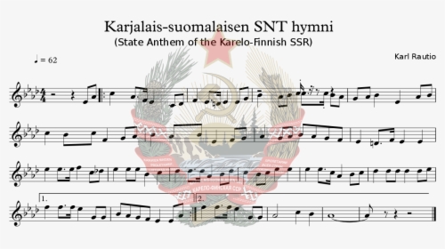 Finland Flag Png , Png Download - Sheet Music, Transparent Png, Transparent PNG