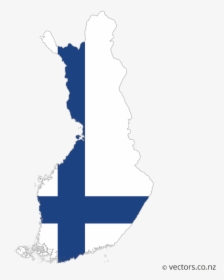 Finland Map Flag Png, Transparent Png, Transparent PNG