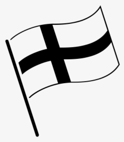 Finland Flag Black And White Clipart , Png Download - Finland Flag Black And White, Transparent Png, Transparent PNG