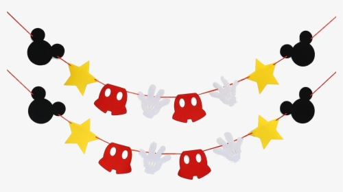 Birthday Mickey Mouse Banner Clipart, HD Png Download, Transparent PNG
