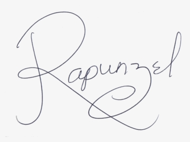 Memories Clipart Autograph - Disney Princess Signatures Rapunzel, HD Png Download, Transparent PNG