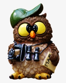 Owl With Binoculars, HD Png Download, Transparent PNG