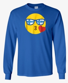 Emoji Finland T-shirt Finnish Flag Sunglasses Funny - T-shirt, HD Png Download, Transparent PNG
