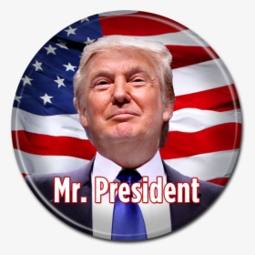President Donald Trump - Trump For President Badge, HD Png Download, Transparent PNG