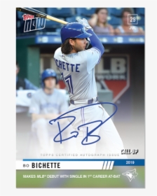 On Card Autograph - Bo Bichette Blue Jays, HD Png Download, Transparent PNG