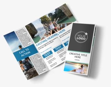 Tourism Activities Brochure Template Preview - Art Exhibition Booklet, HD Png Download, Transparent PNG