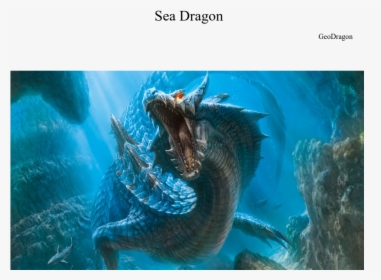 Water Wyvern Monster Hunter, HD Png Download, Transparent PNG