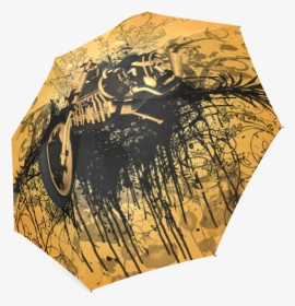 Steampunk, Awesome Motorcycle With Floral Elements - Umbrella, HD Png Download, Transparent PNG