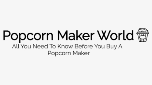 Popcorn Maker World - Black-and-white, HD Png Download, Transparent PNG