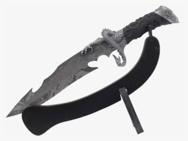 Skeletal Sea Dragon Dagger - Hunting Knife, HD Png Download, Transparent PNG
