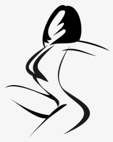 Sexy Woman Silhouette Logo, HD Png Download, Transparent PNG