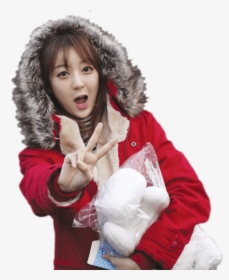 Exid Hyerin Peace Sign - Girl, HD Png Download, Transparent PNG