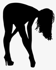 Anal Sex - Woman Bending Over Silhouette, HD Png Download, Transparent PNG