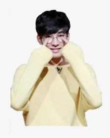 #kpop #wonwoo #svt #seventeen #freetoedit - Kpop Stars Round Glasses, HD Png Download, Transparent PNG