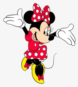 Convite Virtual Infantil Animado Minnie Vermelha - Minnie Mouse Hi Res, HD Png Download, Transparent PNG