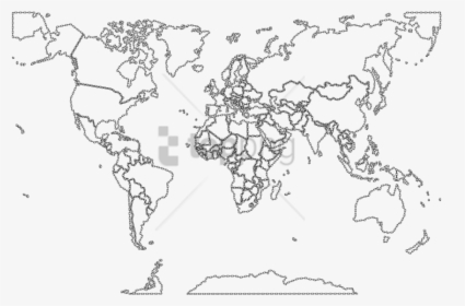 Free Png Download Blank Color World Map Png Png Images - World Map For Test, Transparent Png, Transparent PNG