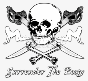 Surrender The Booty, Hd Png Download , Png Download - Skull, Transparent Png, Transparent PNG