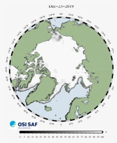 Map Of Ice Concentration For The Arctic Ocean - Arctic, HD Png Download, Transparent PNG