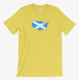 Scotland Usa T-shirt - Yellow As Colour T Shirt, HD Png Download, Transparent PNG