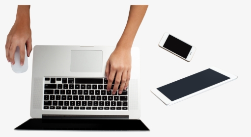 Laptop Free Commercial Use Png Images - Hands On Laptop Png, Transparent Png, Transparent PNG