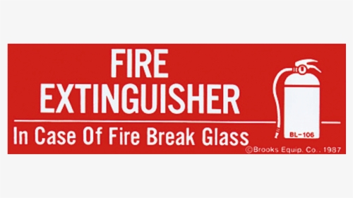 Fire Extinguisher - Sign, HD Png Download, Transparent PNG