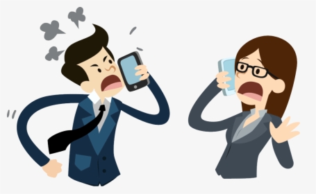 Angry Customer Png Clipart , Png Download - Handling Customer Complaints, Transparent Png, Transparent PNG