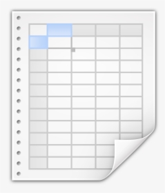 Transparent Spreadsheet Icon, HD Png Download, Transparent PNG