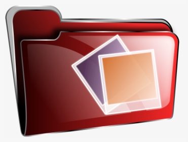 Folder Icon Red Photos - Red Music Folder Icon, HD Png Download, Transparent PNG
