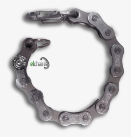 Stainless Steel Bike Chain Bracelet With Real Bullet - Bracelet, HD Png Download, Transparent PNG