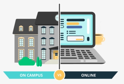 Education Comparison Infographic - Online Vs Campus Education Hd, HD Png Download, Transparent PNG