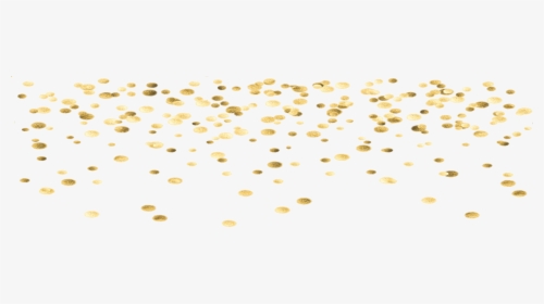 Falling Confetti - Transparent Black And Gold Confetti Background, HD Png Download, Transparent PNG