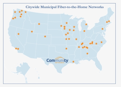 Municipal Broadband Map, HD Png Download, Transparent PNG