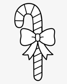 Candy Cane Coloring Page, HD Png Download, Transparent PNG