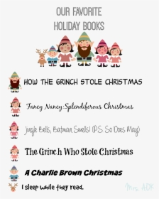 Our Favorite Holiday Books - Cartoon, HD Png Download, Transparent PNG