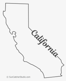 California Outline Png - California State Outline, Transparent Png, Transparent PNG